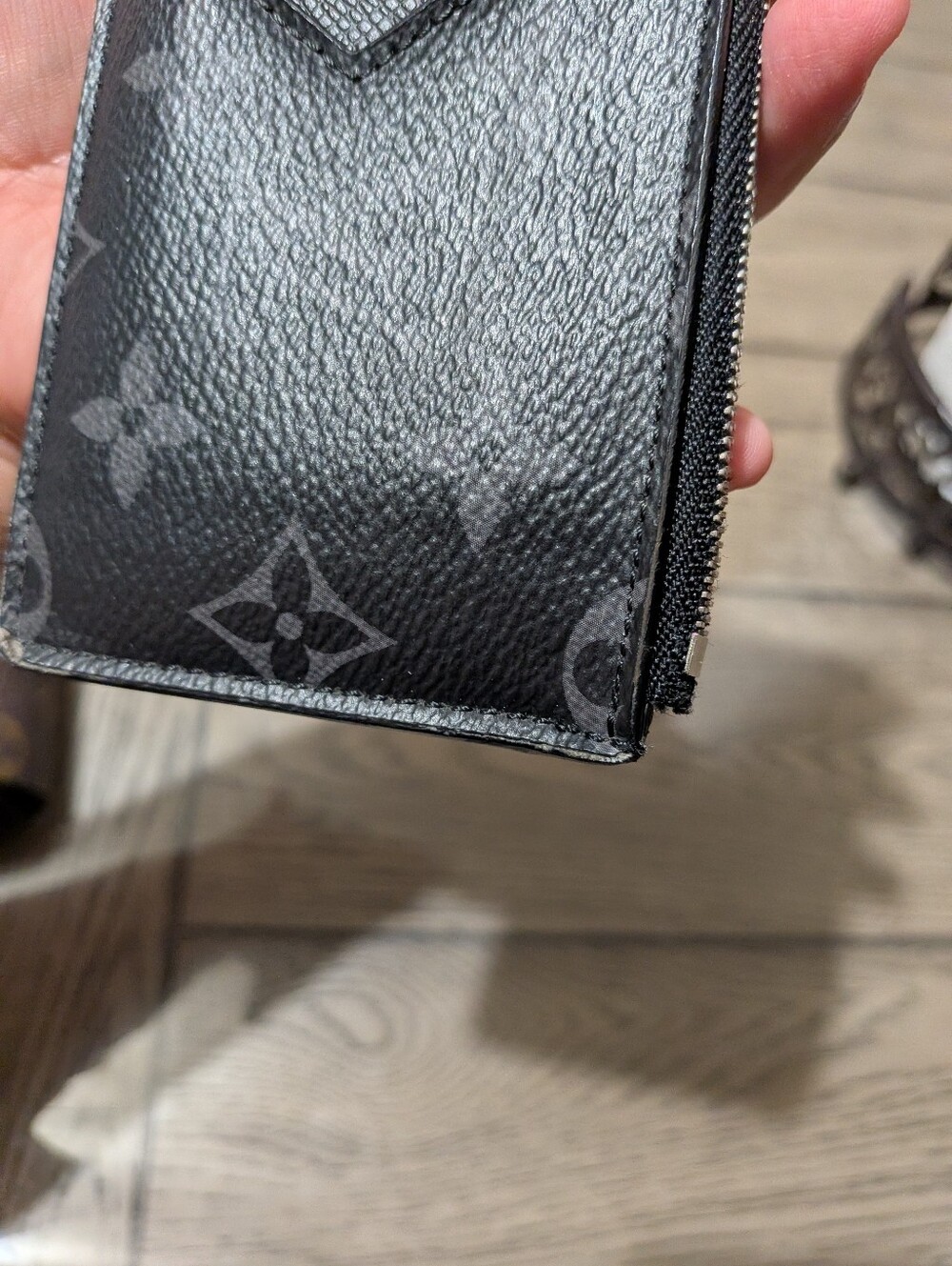 Louis Vuitton Black Monogram Card Holder Wallet - Picture 10 of 16